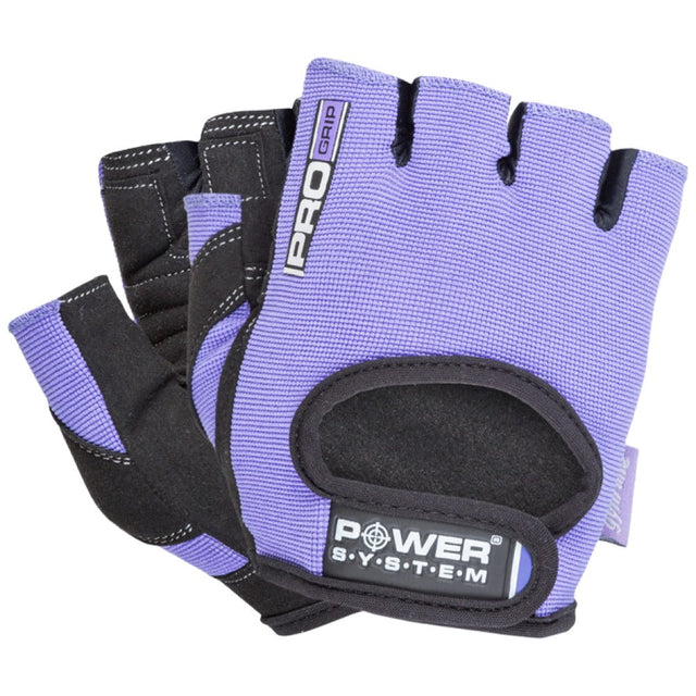 Fitness Gloves Pro Grip - Purple  Power System - Nutra Best Bulgaria