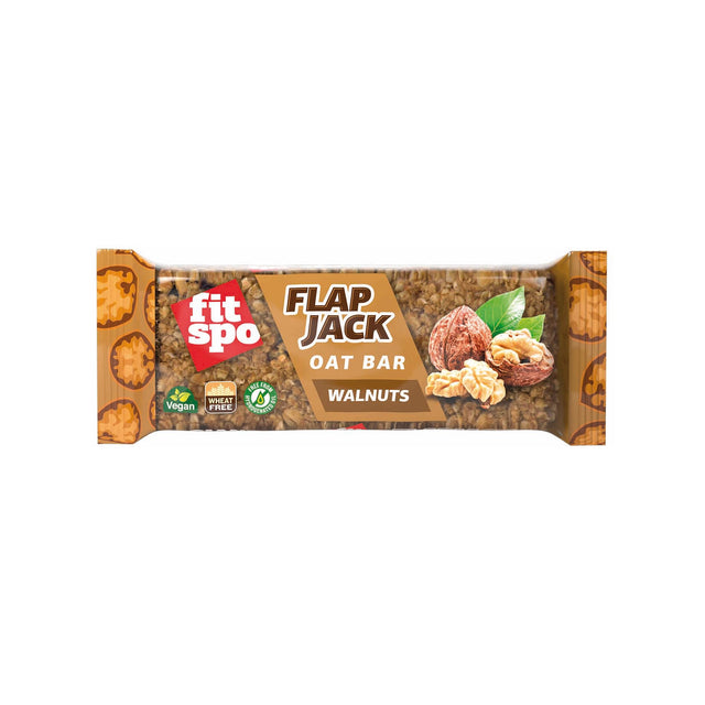 Flap Jack - Energy Oat Bar Орех - 80 грама  FitSpo - Nutra Best Bulgaria