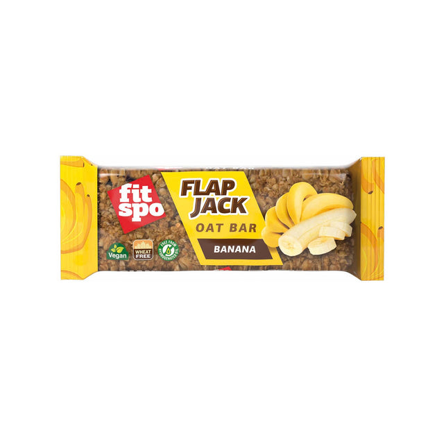 Flap Jack - Energy Oat Bar Банан - 80 грама  FitSpo - Nutra Best Bulgaria