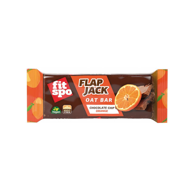 Flap Jack - Energy Oat Bar Шоколад с Портокал - 90 грама  FitSpo - Nutra Best Bulgaria