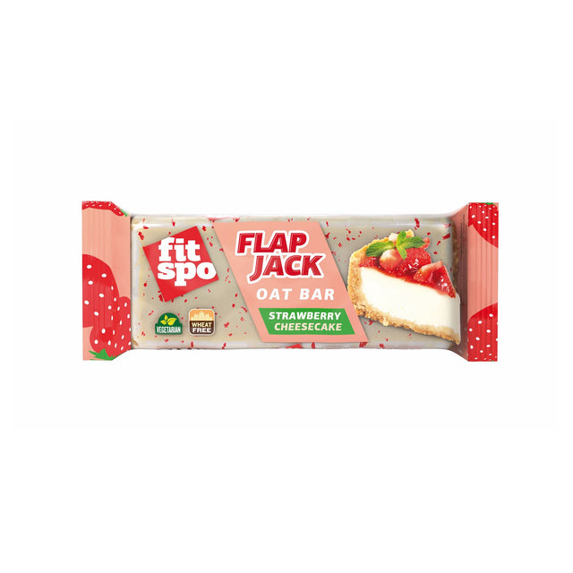 Flap Jack - Energy Oat Bar Ягодов Чийзкейк - 90 грама  FitSpo - Nutra Best Bulgaria