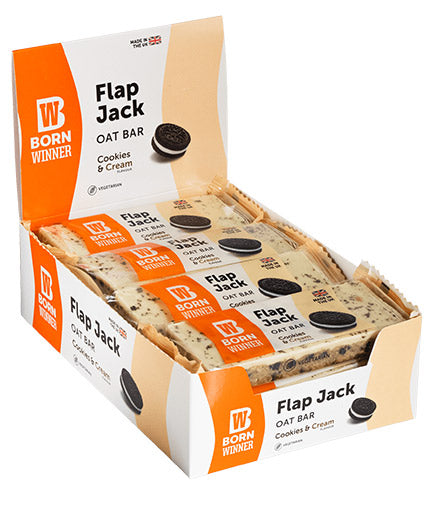 Flap Jack Oat Bar | with Topping - 12 x 100 грама  Born Winner - Nutra Best Bulgaria