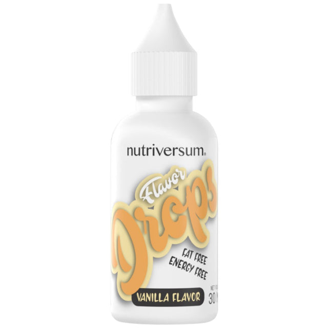 Flavor Drops | Zero Sugar - Zero Fat - Different Flavors 30 мл  Nutriversum - Nutra Best Bulgaria