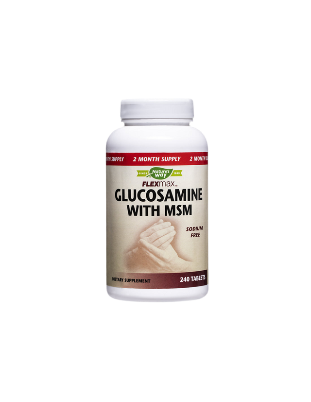 Flexmax™ Glucosamine Sulfate MSM 875 mg - 240 Таблетки  Nature’s Way - Nutra Best Bulgaria