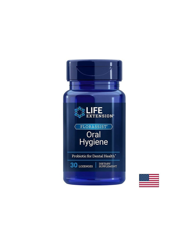 Пробиотик за дентално здраве Florassist®, 30 смучещи таблетки  Life Extension - Nutra Best Bulgaria