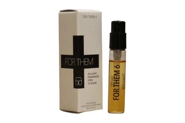 For Them, No. 6, Eau De Parfum, Unisex, 2 ml *Sample  For Them - Nutra Best Bulgaria