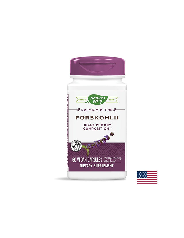 Forskohlii 250 mg - 60 капсули  Nature’s Way - Nutra Best Bulgaria