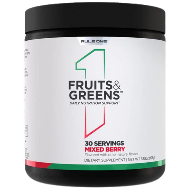 Fruits & Greens 2.0 / New Formula - 195 грама  Rule1 - Nutra Best Bulgaria