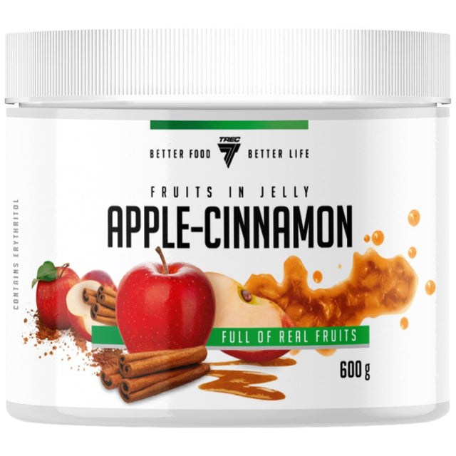 Fruits in Jelly | Apple-Cinnamon 600 грама  Trec Nutrition - Nutra Best Bulgaria