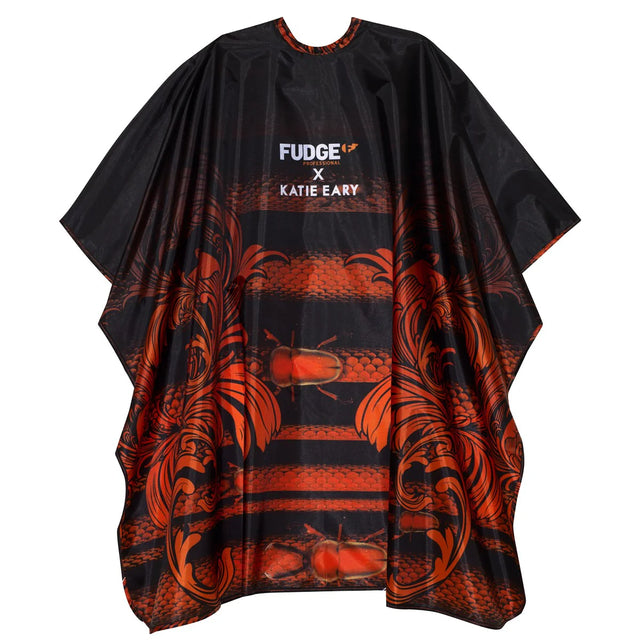Fudge Professional, Katie Eary, Hairdressing Textile Cape, Red/Black  Fudge Professional - Nutra Best Bulgaria