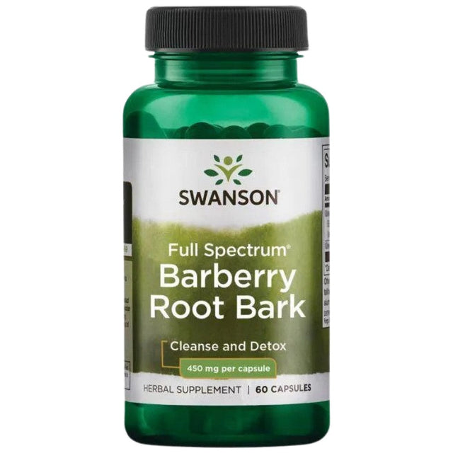 Full Spectrum Barberry Root Bark 450 mg 60 капсули  Swanson - Nutra Best Bulgaria
