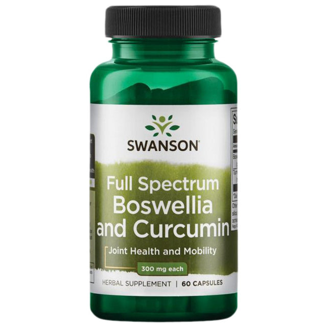 Full Spectrum Boswellia and Curcumin - 60 капсули  Swanson - Nutra Best Bulgaria