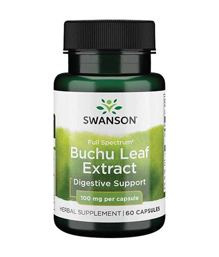 Full Spectrum Buchu Leaf 4:1 Extract 100 mg - 60 капсули  Swanson - Nutra Best Bulgaria