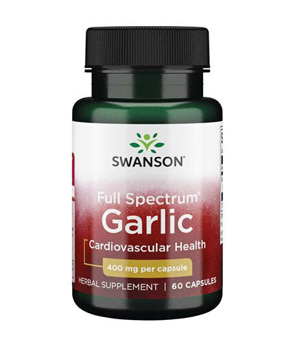Full Spectrum Garlic 400 mg - 60 капсули  Swanson - Nutra Best Bulgaria