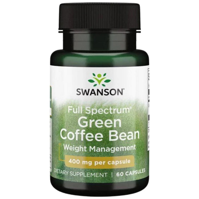 Full Spectrum Green Coffee Bean 400 mg 60 капсули  Swanson - Nutra Best Bulgaria