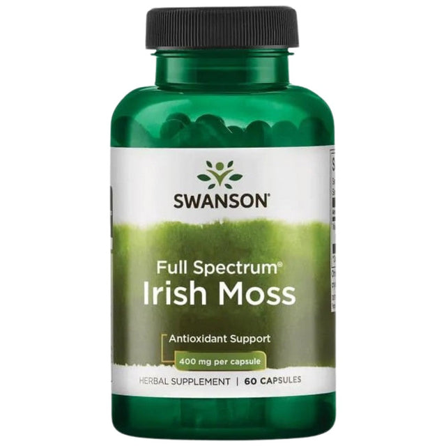 Full Spectrum Irish Moss 400 mg - 60 капсули  Swanson - Nutra Best Bulgaria