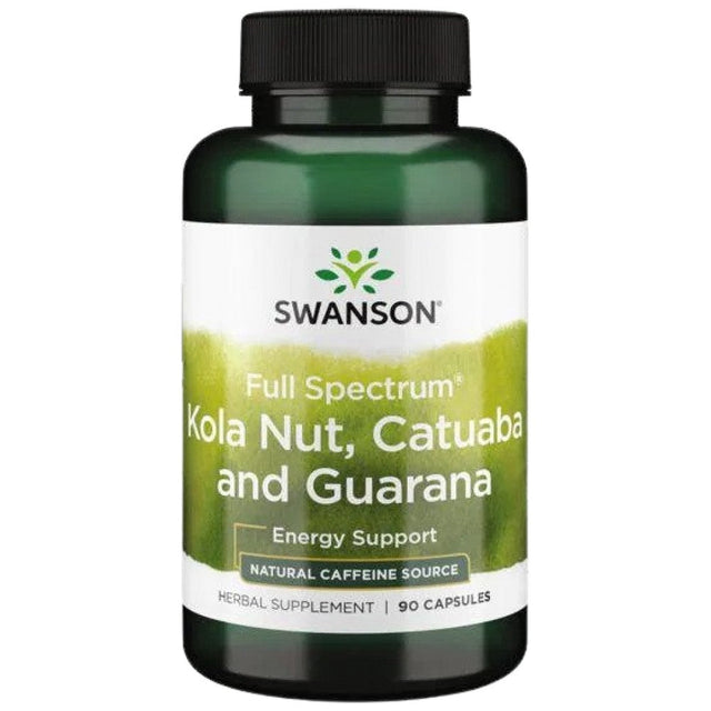 Full Spectrum Kola Nut, Catuaba and Guarana 90 капсули  Swanson - Nutra Best Bulgaria