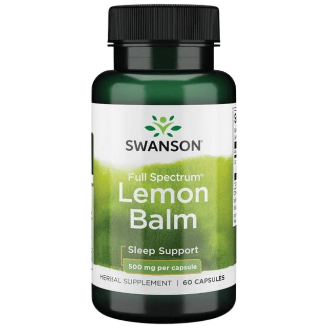 Full Spectrum Lemon Balm 60 капсули  Swanson - Nutra Best Bulgaria
