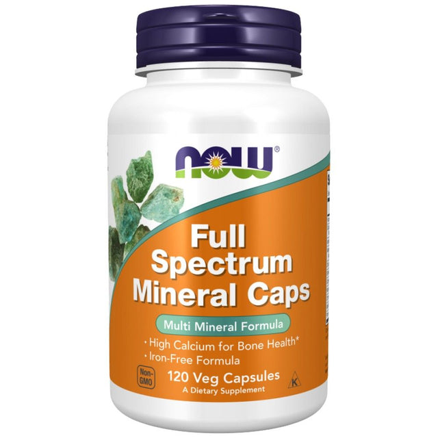 Full Spectrum Mineral Caps - 120 капсули  NOW Foods - Nutra Best Bulgaria