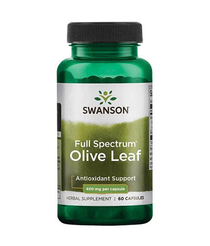Full Spectrum Olive Leaf 400 mg - 60 капсули  Swanson - Nutra Best Bulgaria