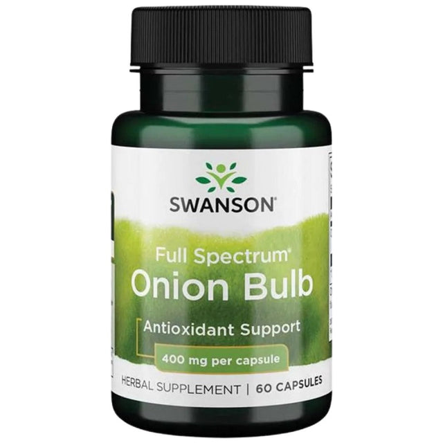 Full Spectrum Onion Bulb 400 mg 60 капсули  Swanson - Nutra Best Bulgaria