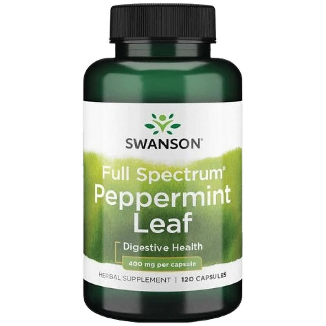 Full Spectrum Peppermint Leaf 400 mg 120 капсули  Swanson - Nutra Best Bulgaria