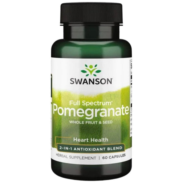 Full Spectrum Pomegranate Whole Fruit and Seed 60 капсули  Swanson - Nutra Best Bulgaria