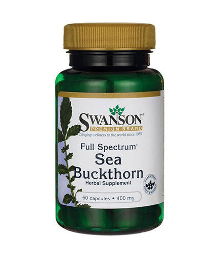 Full Spectrum Sea Buckthorn 400 mg - 60 капсули  Swanson - Nutra Best Bulgaria