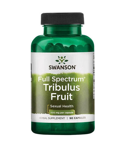 Full-Spectrum Tribulus Fruit 500 mg - 90 капсули  Swanson - Nutra Best Bulgaria