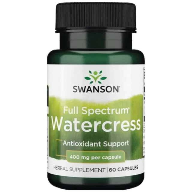 Full Spectrum Watercress 400 mg 60 капсули  Swanson - Nutra Best Bulgaria