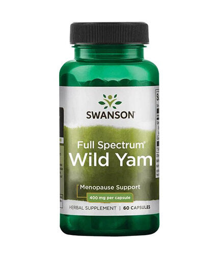 Full Spectrum Wild Yam 400 mg - 60 капсули  Swanson - Nutra Best Bulgaria