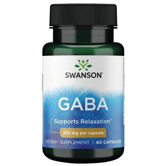 GABA 250 mg - 60 caps.  Swanson - Nutra Best Bulgaria