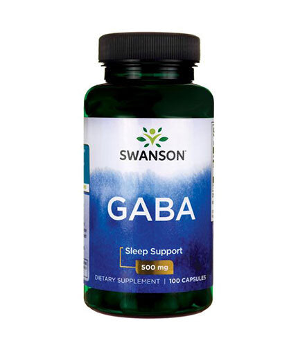 GABA 500 mg - 100 капсули  Swanson - Nutra Best Bulgaria