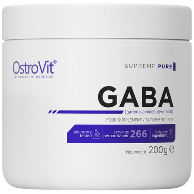 GABA Powder 200 грама  OstroVit - Nutra Best Bulgaria