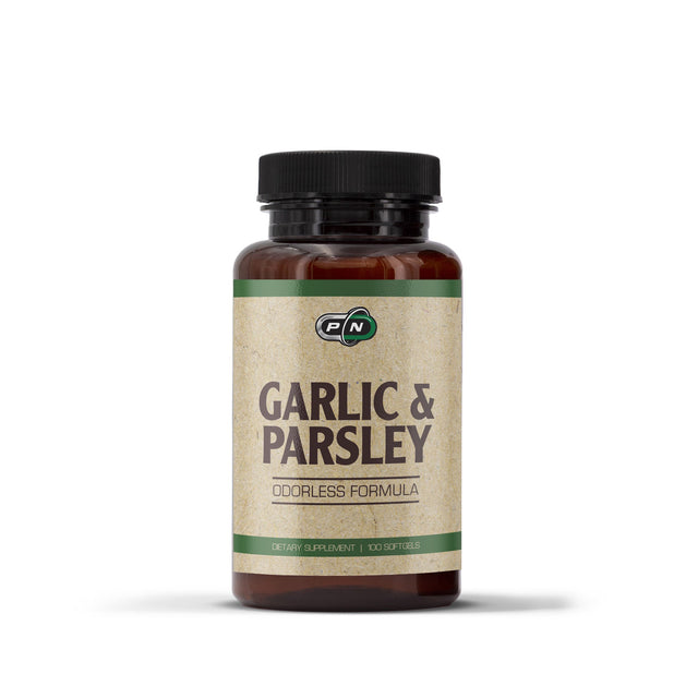 GARLIC & PARSLEY - 100 softgels - Nutra Best Bulgaria