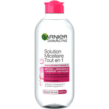 GARNIER - Sensitive Skin Micellar Water - 400ml  GARNIER - Nutra Best Bulgaria