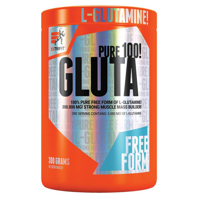 GLUTA Pure 100 - 300 грама  Extrifit Sports Nutrition - Nutra Best Bulgaria