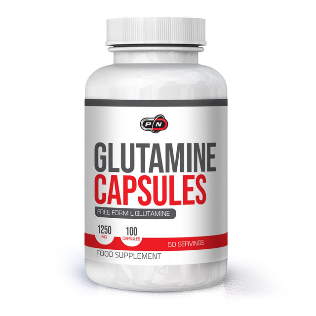 GLUTAMINE CAPSULES 1250 mg - 100 капсули  Pure Nutrition - Nutra Best Bulgaria