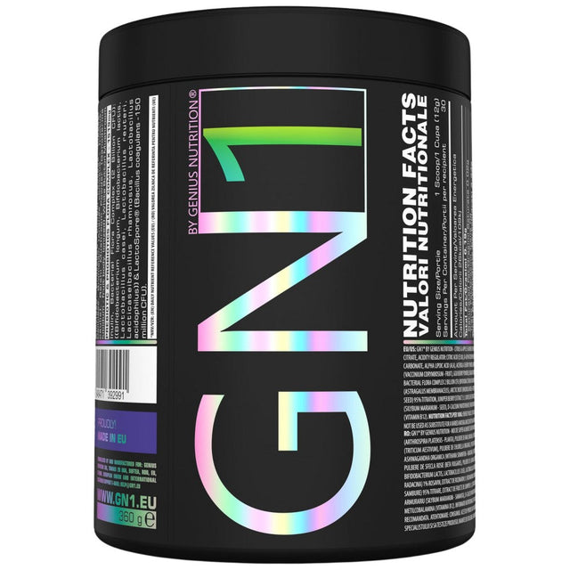 GN1 | with Superfoods, Mushrooms & Probiotics - 360 грама  Genius Nutrition - Nutra Best Bulgaria