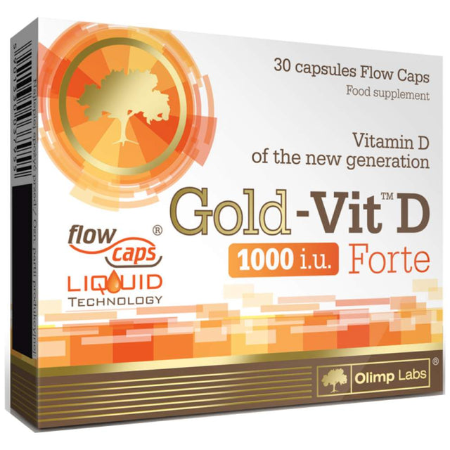 GOLD-Vit D Forte 1000 IU 30 капсули  Olimp - Nutra Best Bulgaria