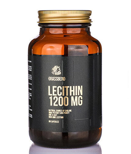 GRASSBERG Lecithin 1200 mg  60 Softgels  Grassberg - Nutra Best Bulgaria