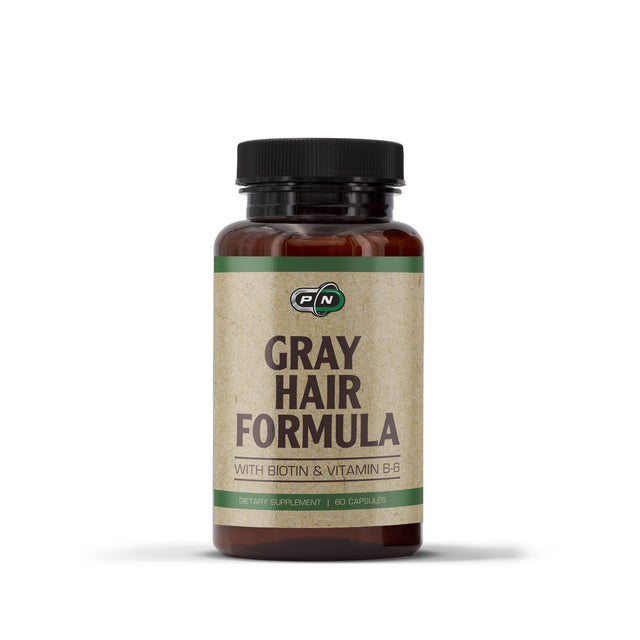 GRAY HAIR FORMULA - 60 Capsules  Pure Nutrition - Nutra Best Bulgaria