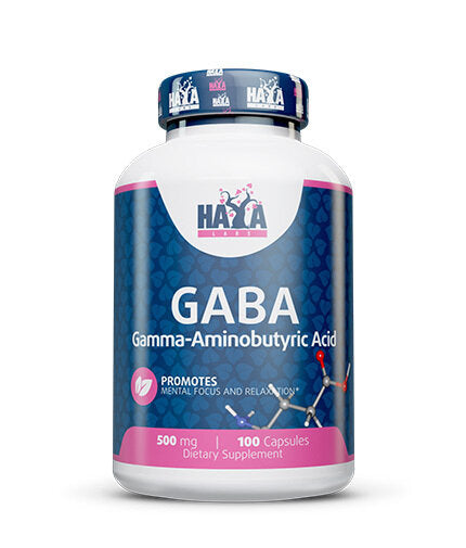 Gaba 500 mg / 100 Caps.  Haya Labs - Nutra Best Bulgaria