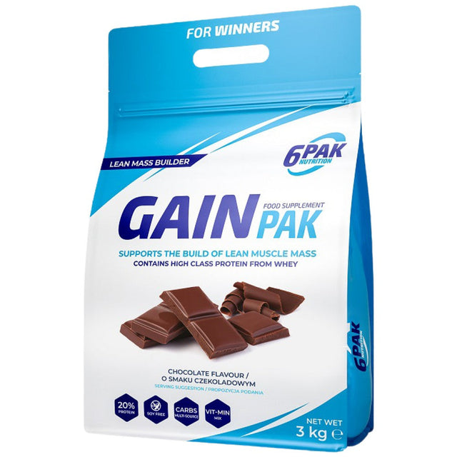 Gain Pak [3000 грама]  6PAK Nutrition - Nutra Best Bulgaria