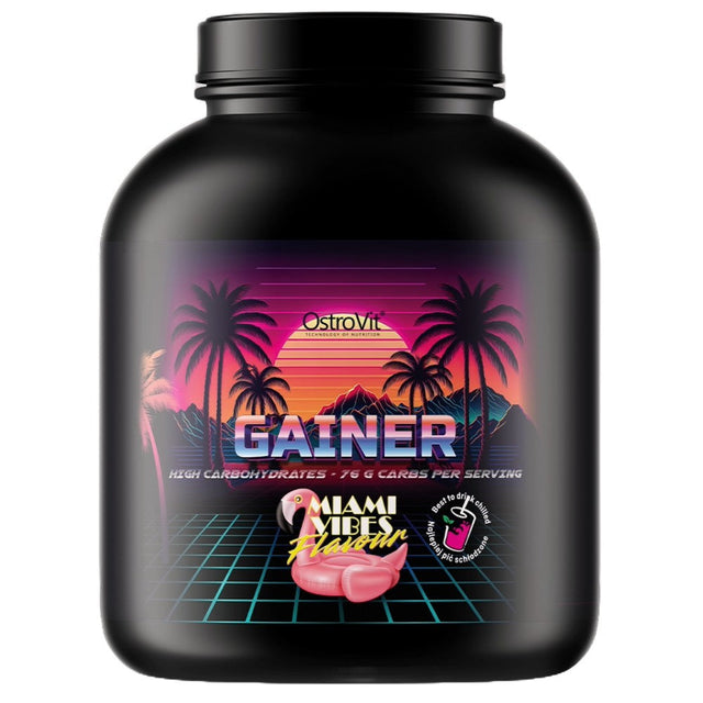 Gainer High Carb ~ Low Fat | Miami Vibes Limited Edition 3000 грама  OstroVit - Nutra Best Bulgaria