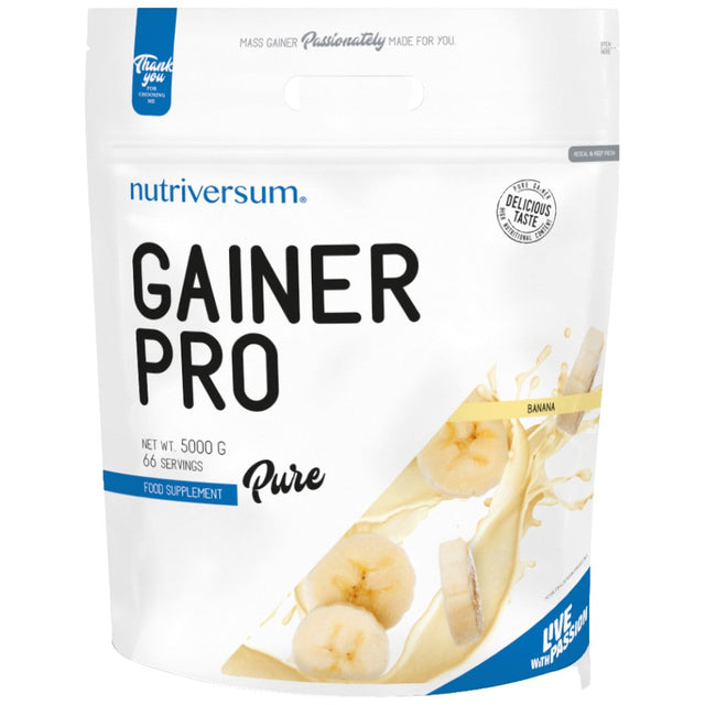 Gainer Pro Pure - 5000 грама  Nutriversum - Nutra Best Bulgaria