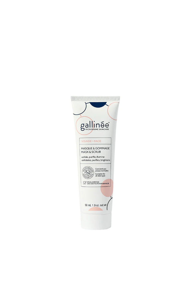 Gallinee, Microbiome Skincare, Purifying, Scrub Mask, For Face, 50 ml  Gallinee - Nutra Best Bulgaria