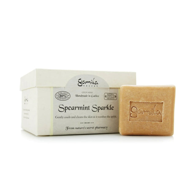 Gamila Secret, Spearmint Sparkle, Cleansing, Scented Soap Bar , For Face & Body, 115 g  Gamila Secret - Nutra Best Bulgaria