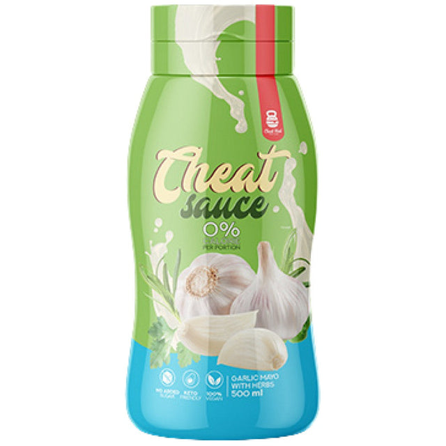 Garlic Mayo with Herbs / 0 Calorie Sauce - 500 мл  Cheat Meal - Nutra Best Bulgaria