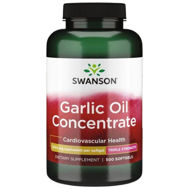 Garlic Oil Concentrate 1500 mg 500 Гел капсули  Swanson - Nutra Best Bulgaria